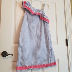 Vineyard vines girls summer oneshoulder sum.dress